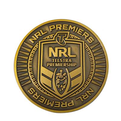 Moedas da coleção esportiva da NRL australiana personalizada